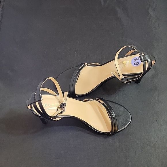 BRAND NEW GLAZE DOUBLE STRAP HIGH HEEL STILETTOS SANDAL - Picture 10 of 14